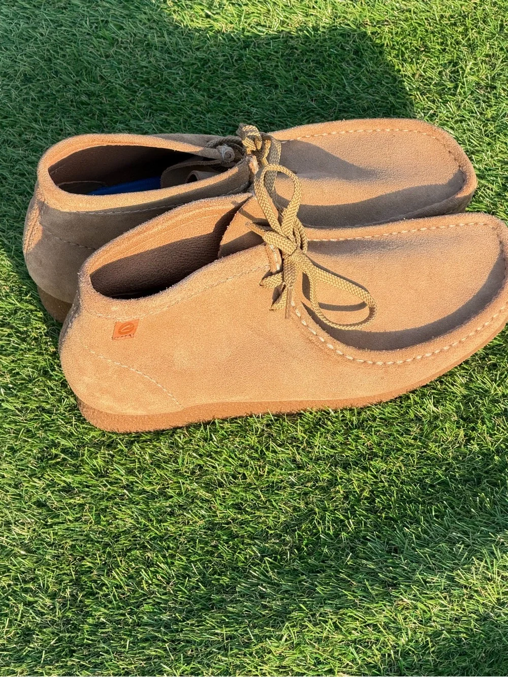 Clarks Originals Wallabee Boots Tan Suede Men’s 10.5